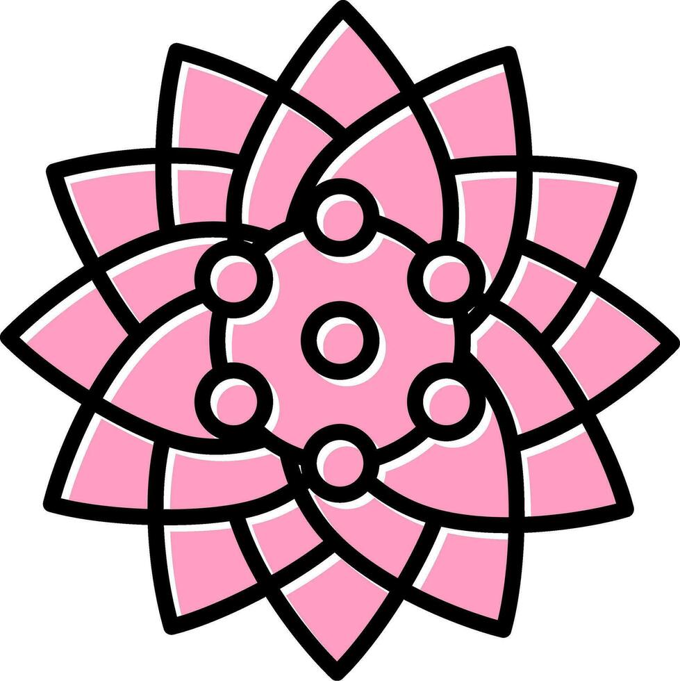 Mexican Aster Vector Icon