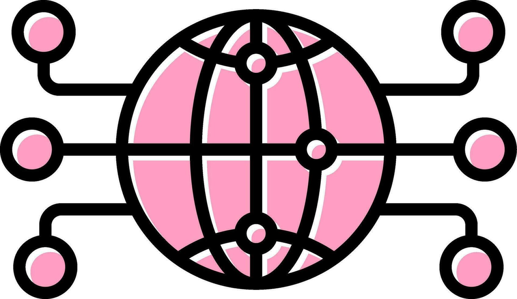 Global Network Vector Icon