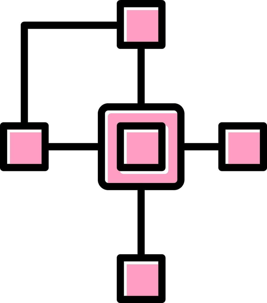 Clustering Vector Icon