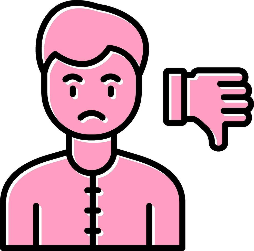 Dissatisfaction Vector Icon