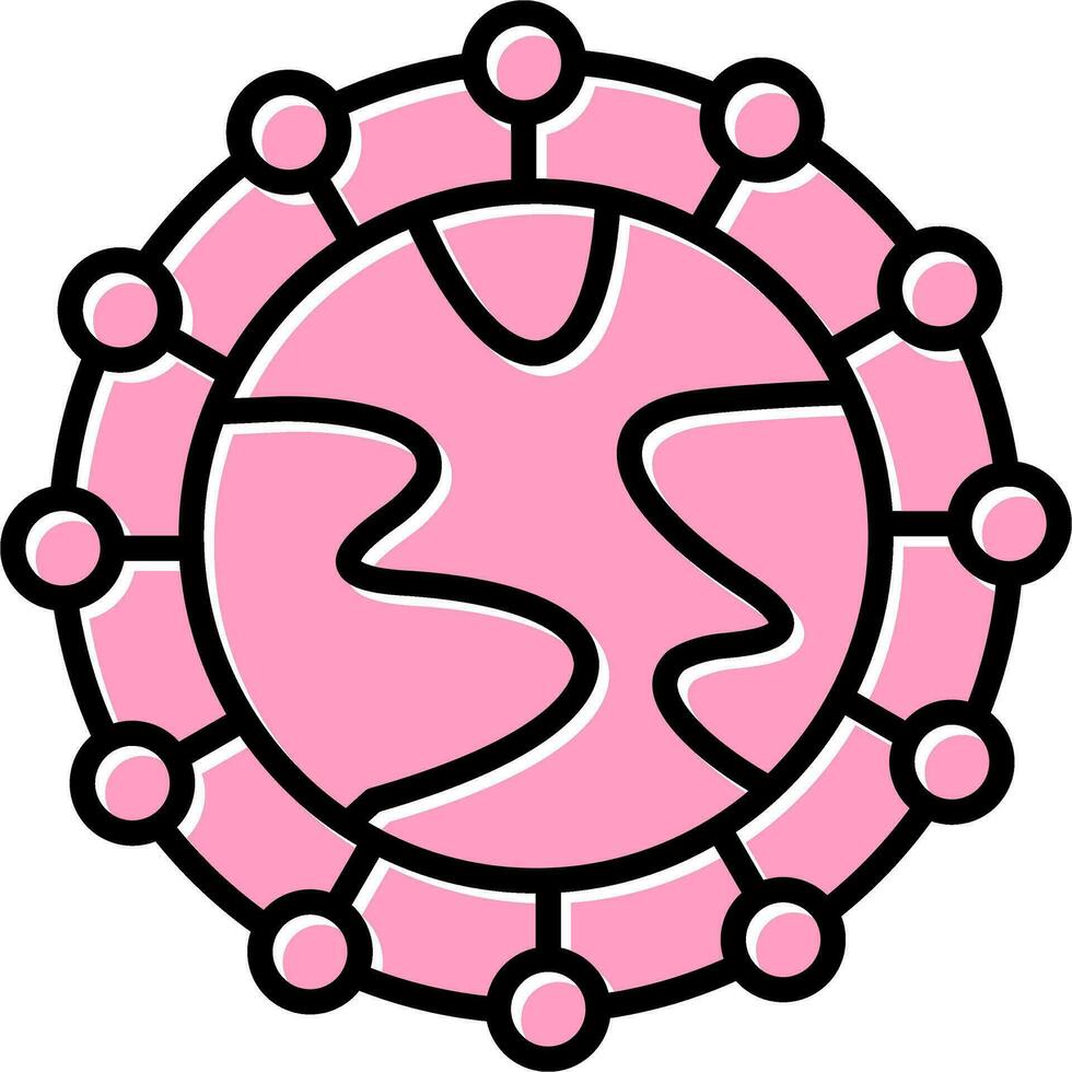 Global Network Vector Icon
