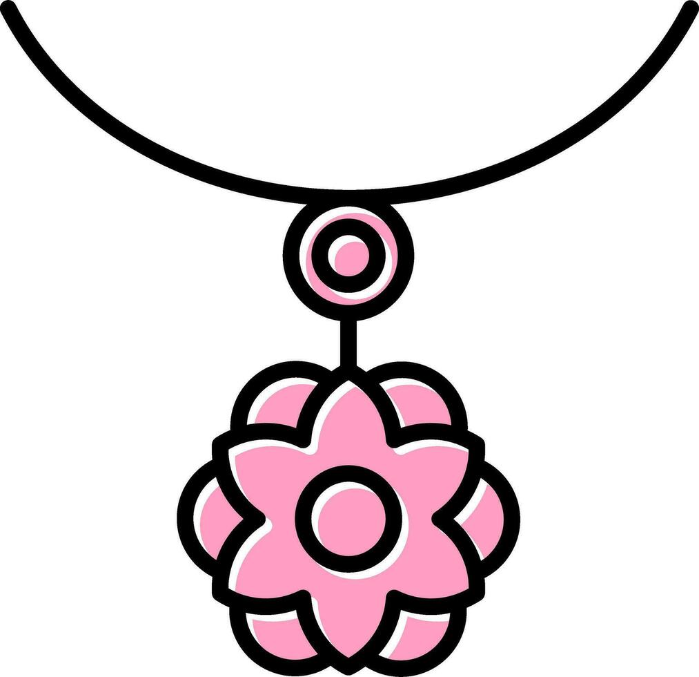 icono de vector de collar