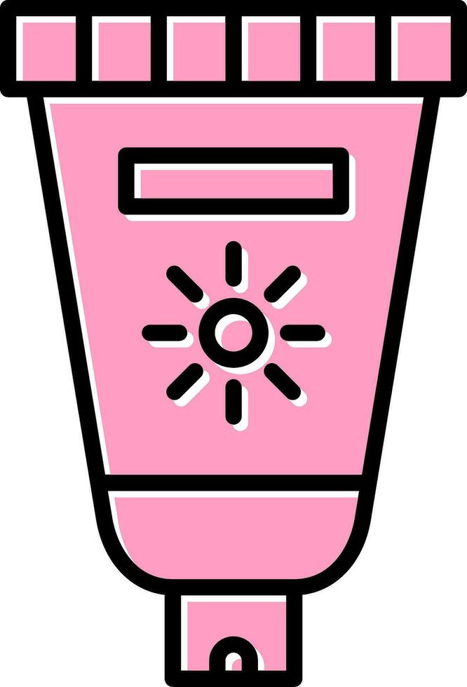 Sunscreen Vector Icon
