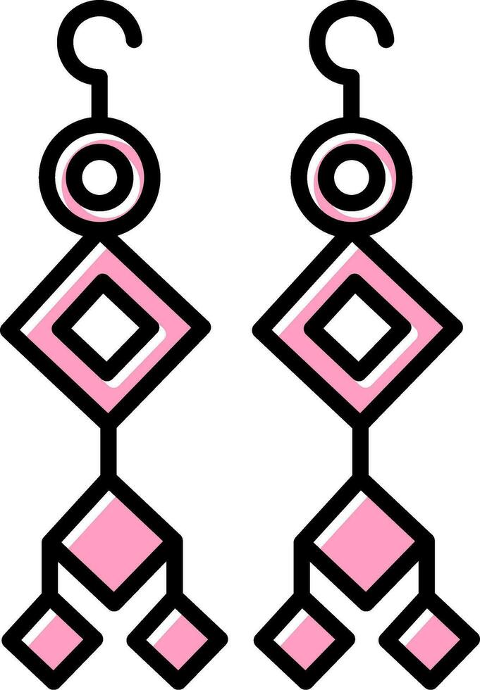 Earrings Vector Icon