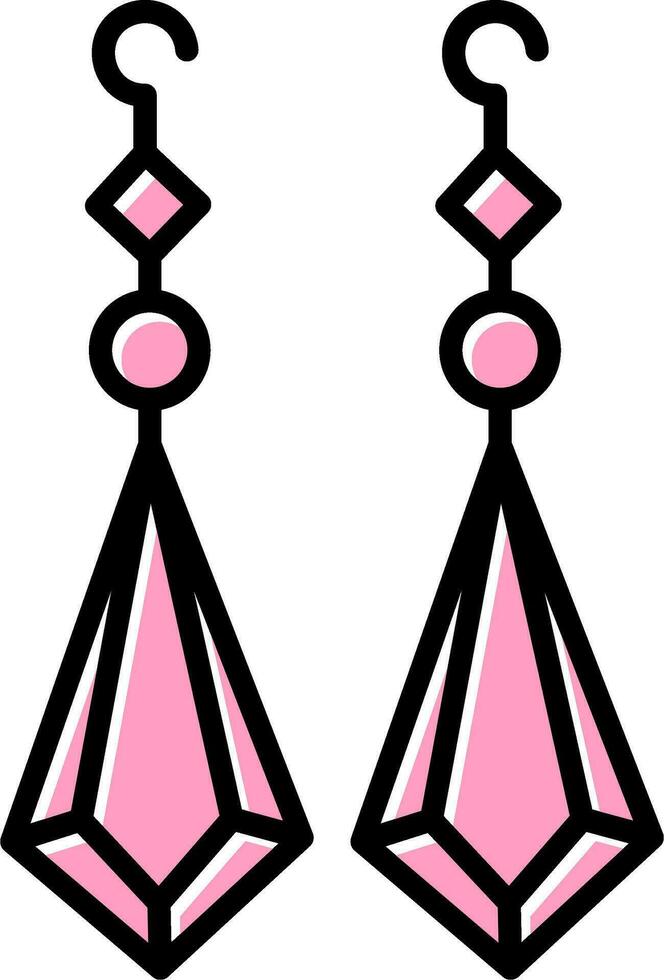 Earrings Vector Icon