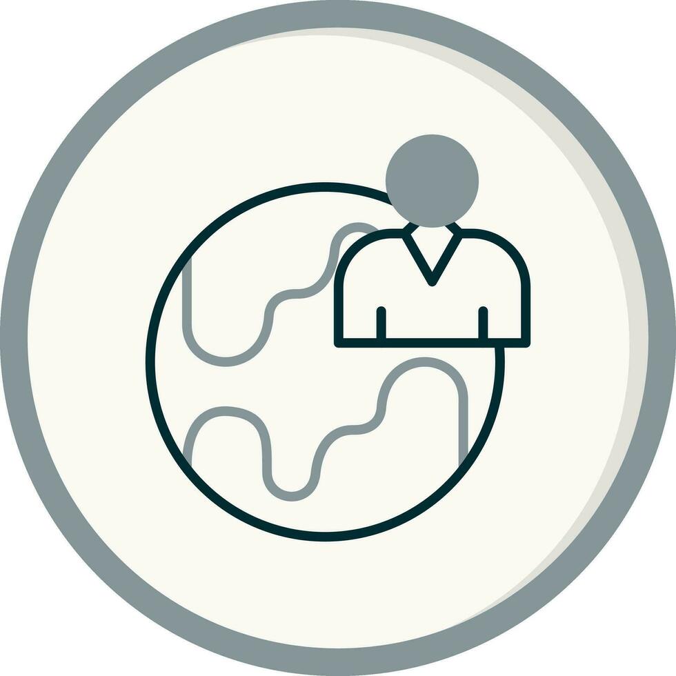 Planet Earth Vector Icon