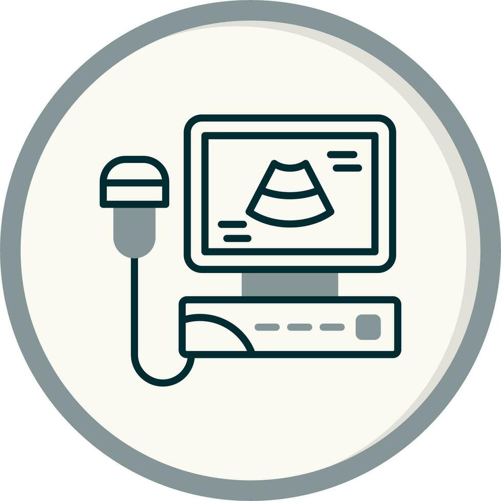 Ultrasonography Vector Icon