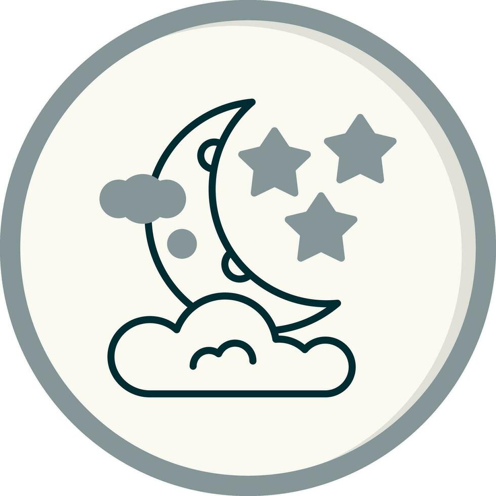 Moon Vector Icon