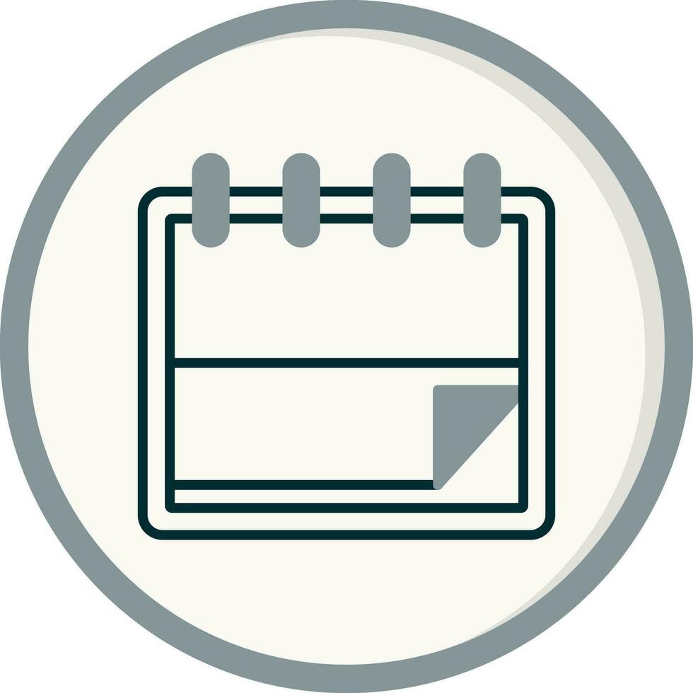 icono de vector de calendario