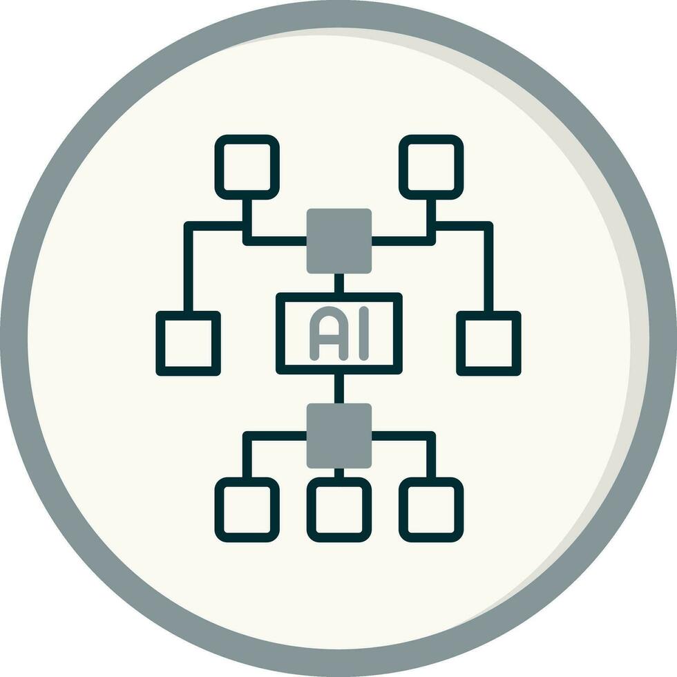 Artificial Intelligence Vector Icon