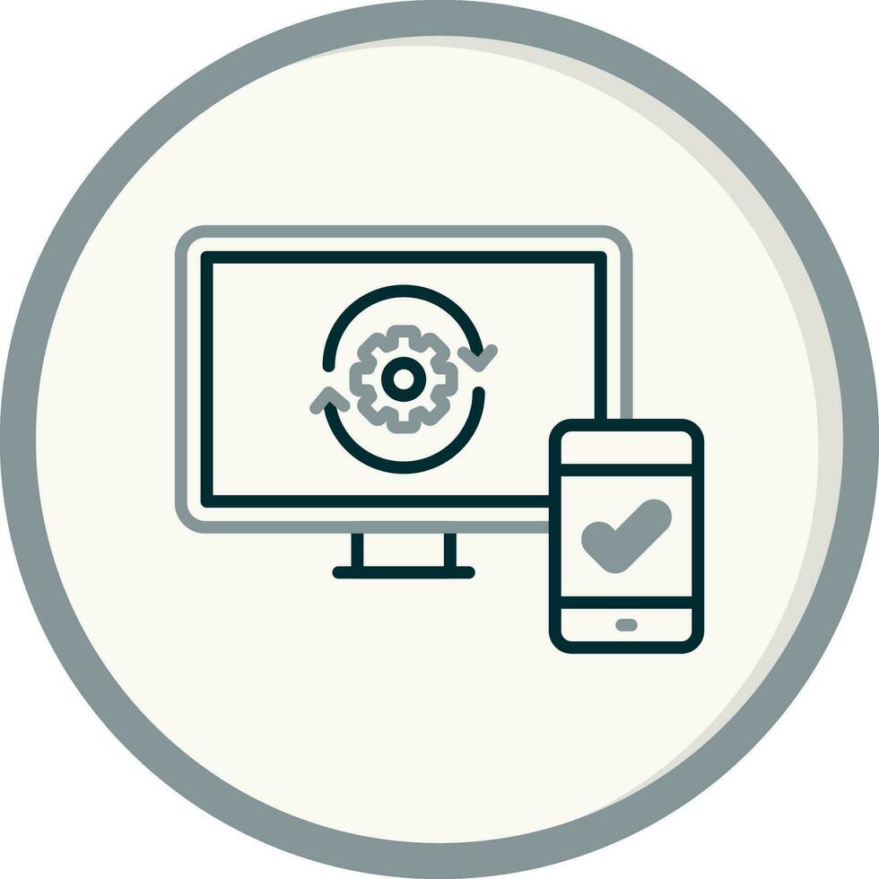 Synchronization Vector Icon