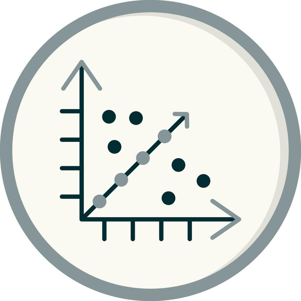 Regression Vector Icon