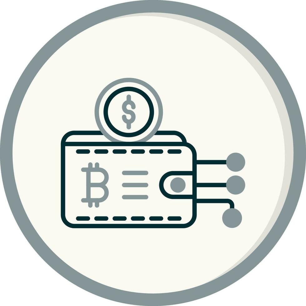 Crypto Wallet Vector Icon