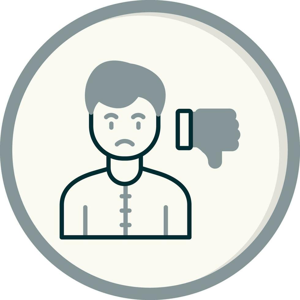 Dissatisfaction Vector Icon