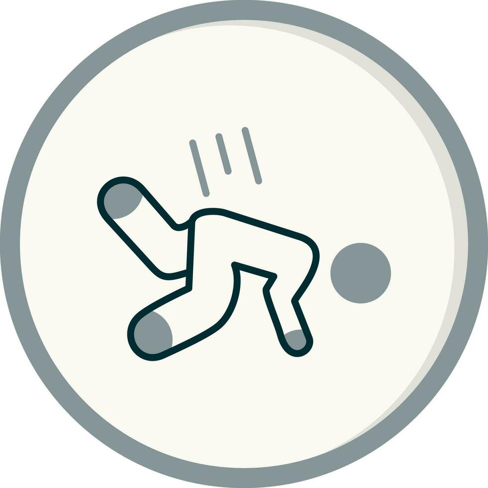 Falling Down Vector Icon