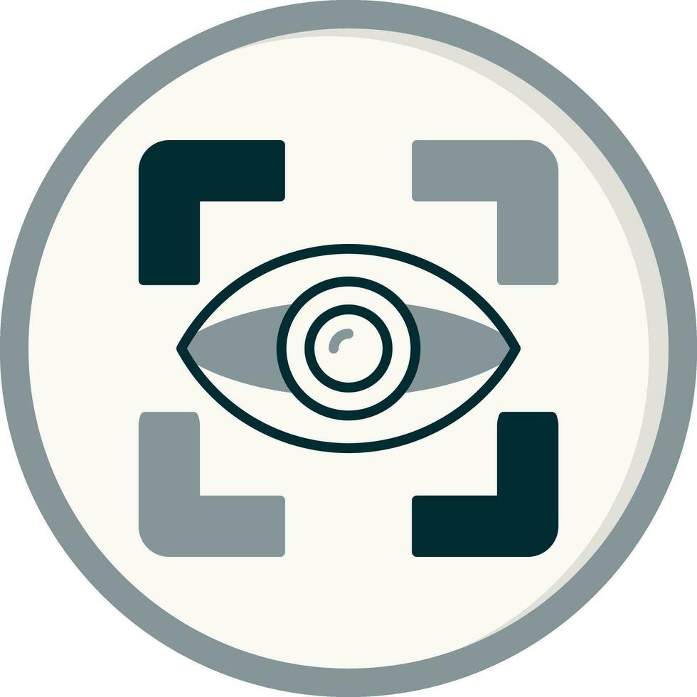 Eye Tracking Vector Icon