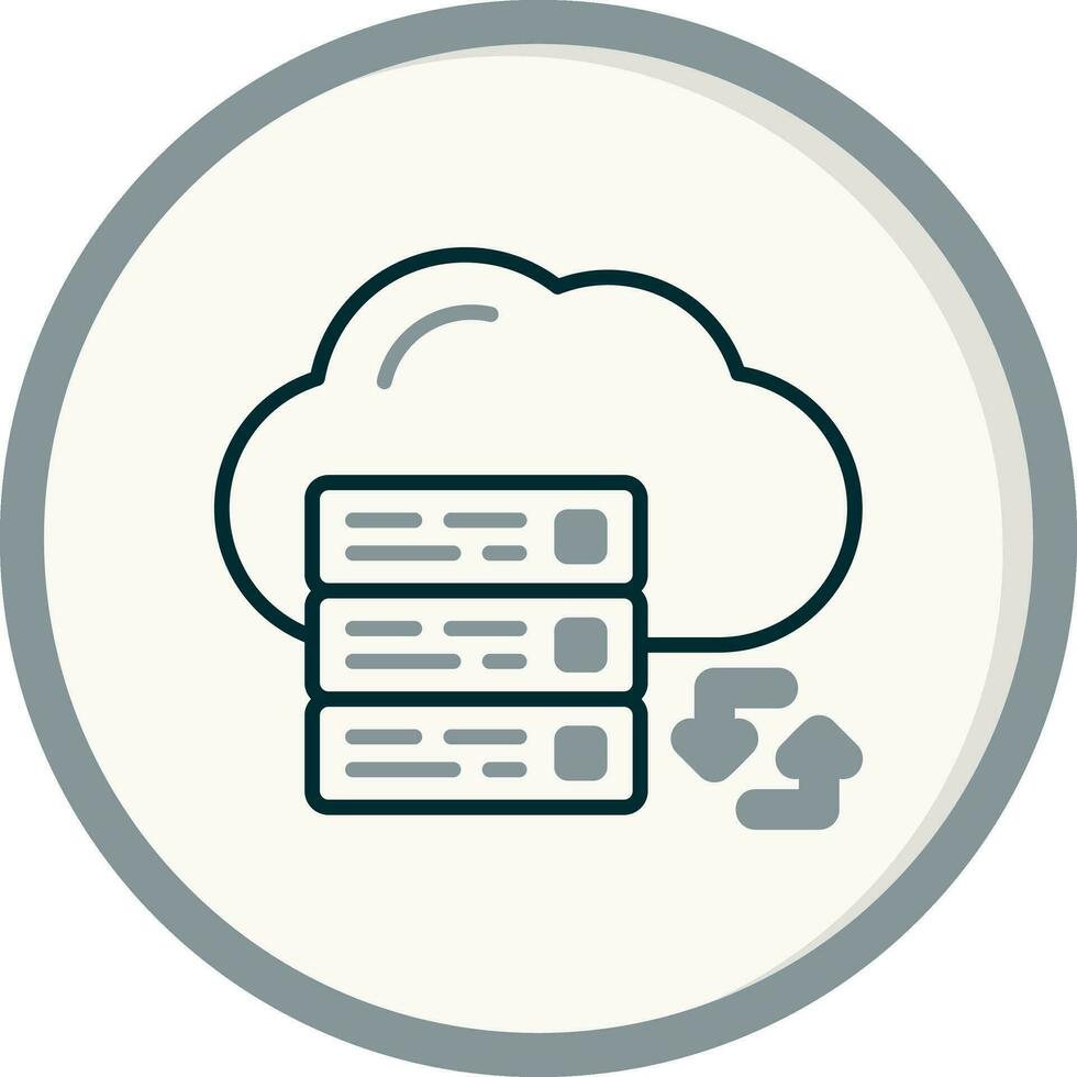 Data Storage Vector Icon