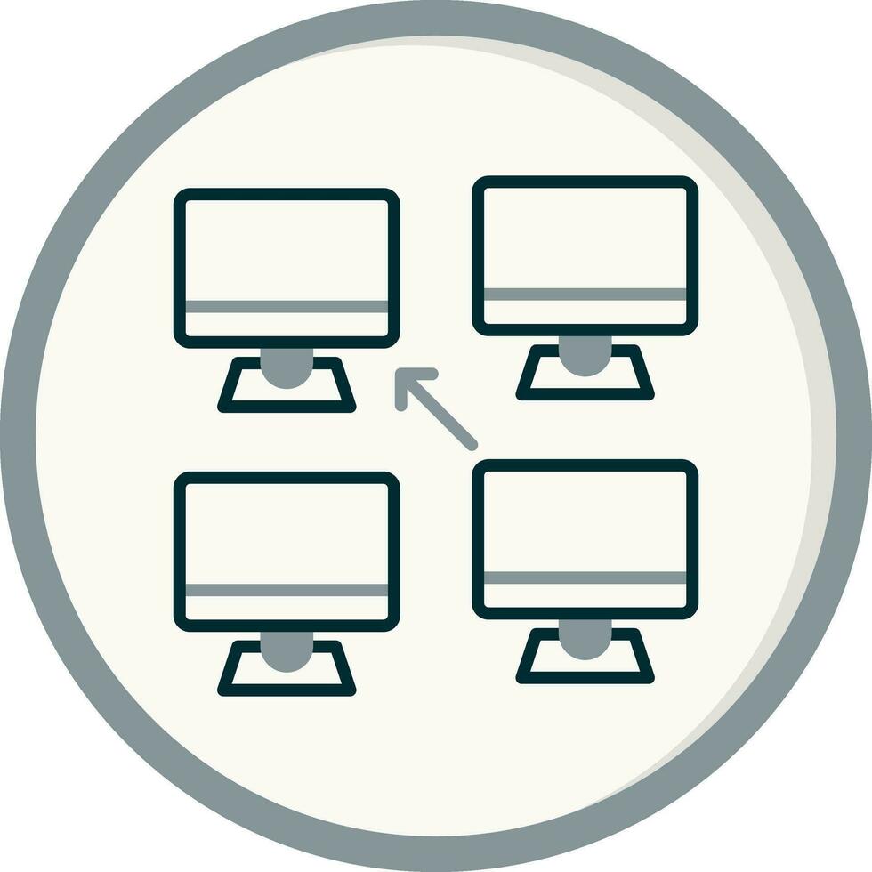 Decentralized Vector Icon