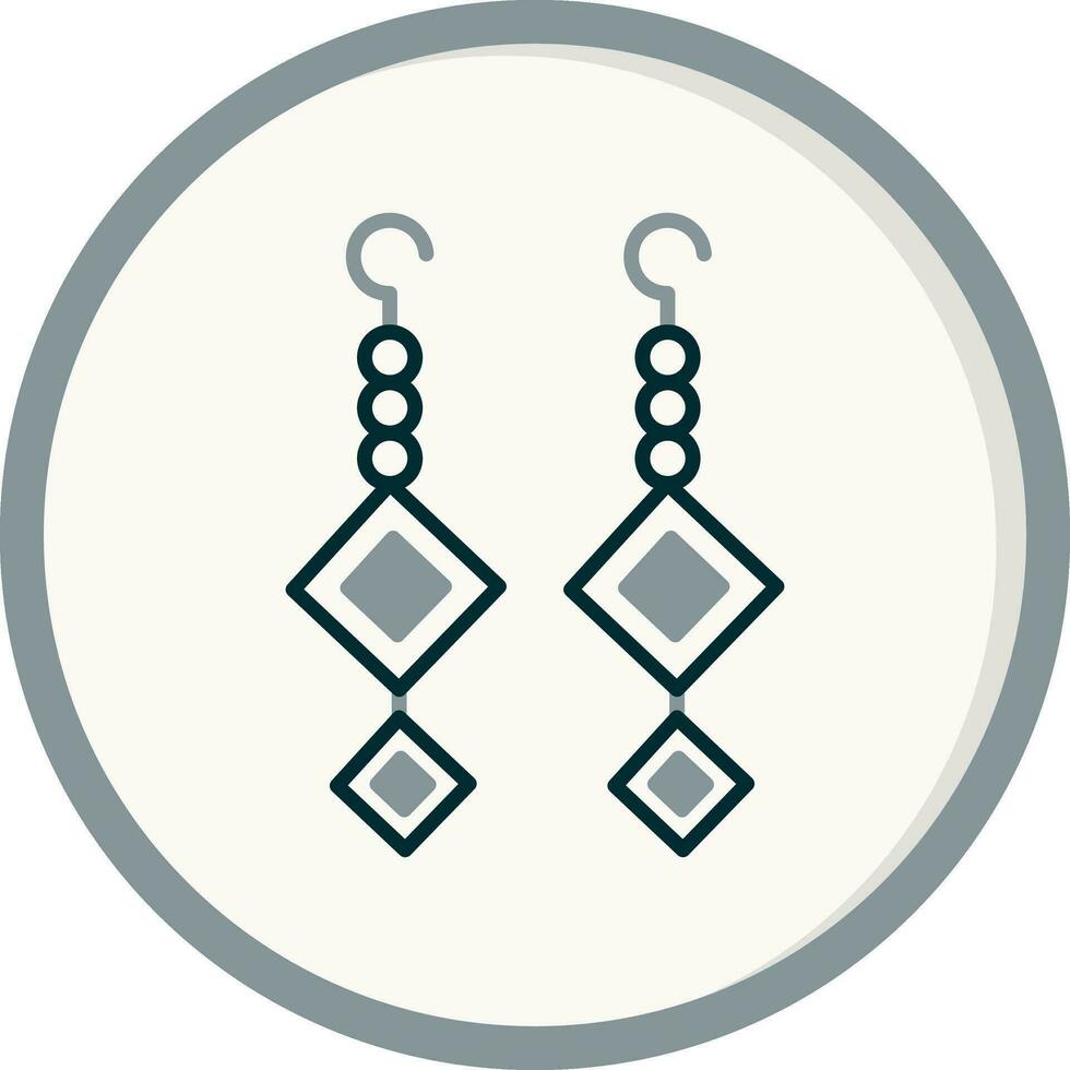 Earrings Vector Icon