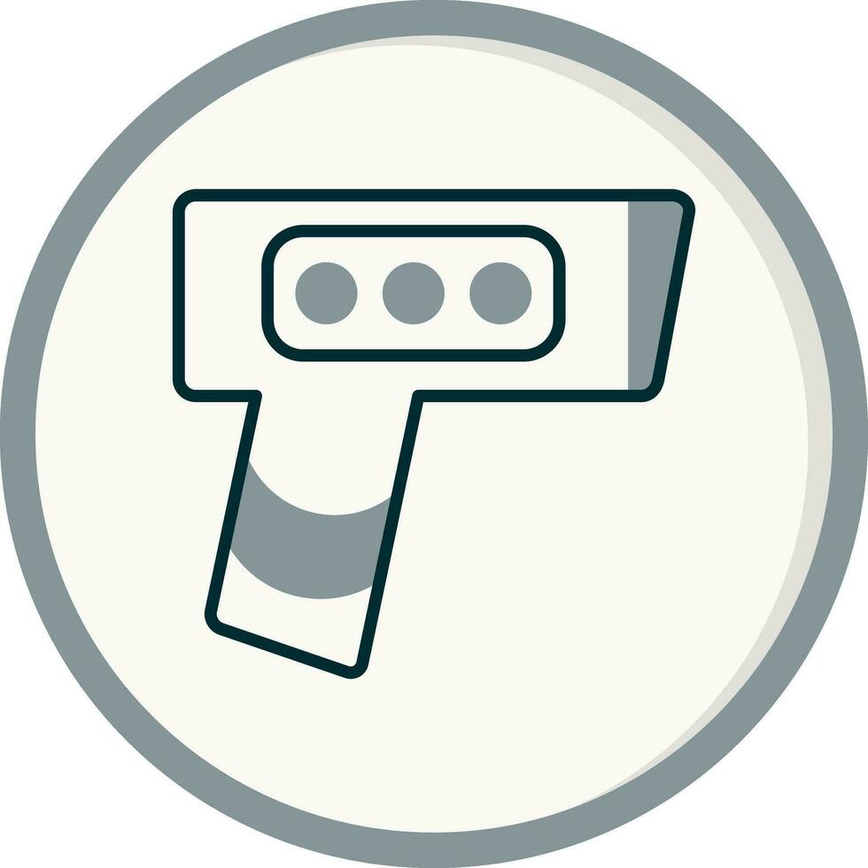 Thermometer Gun Vector Icon