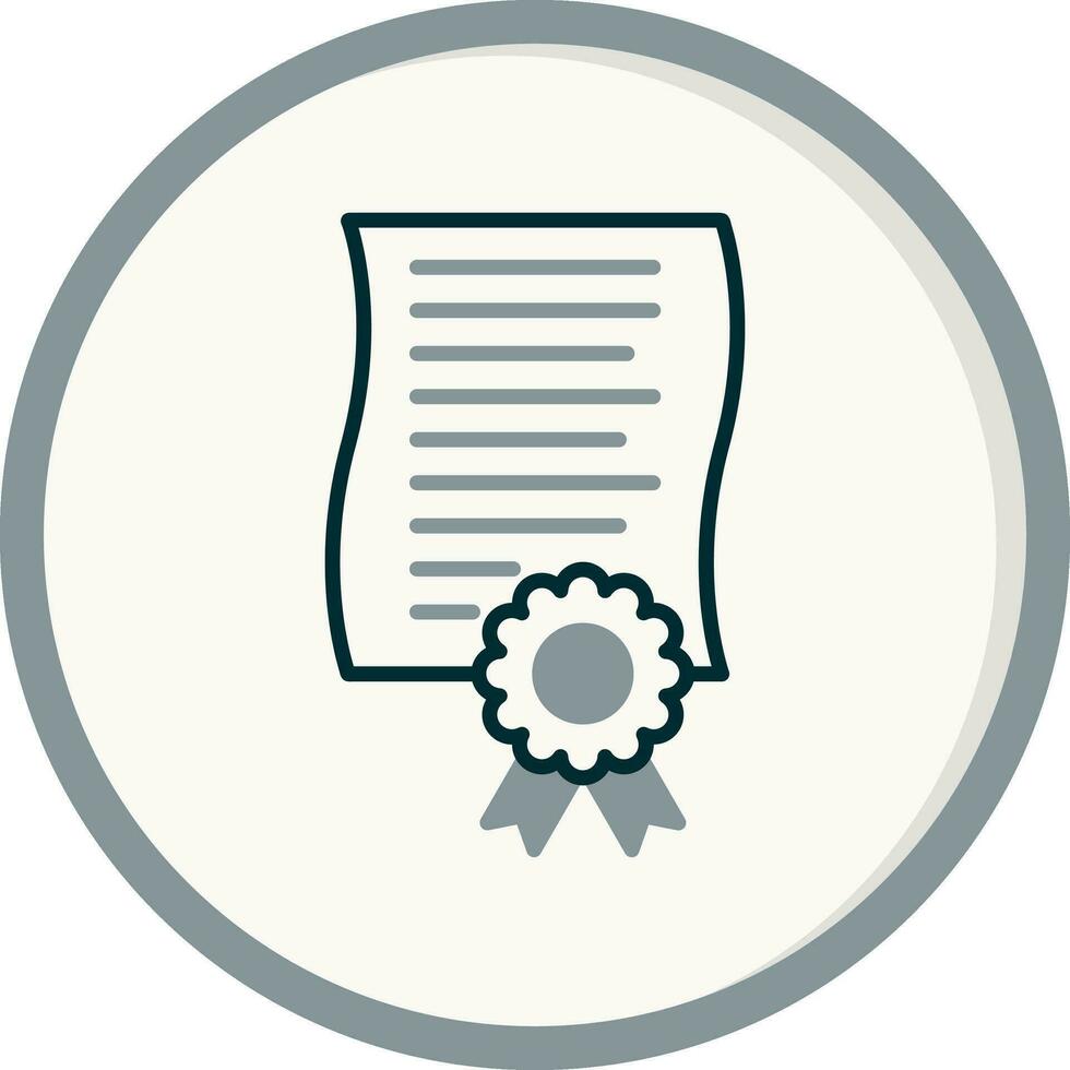 Certificate Vector Icon