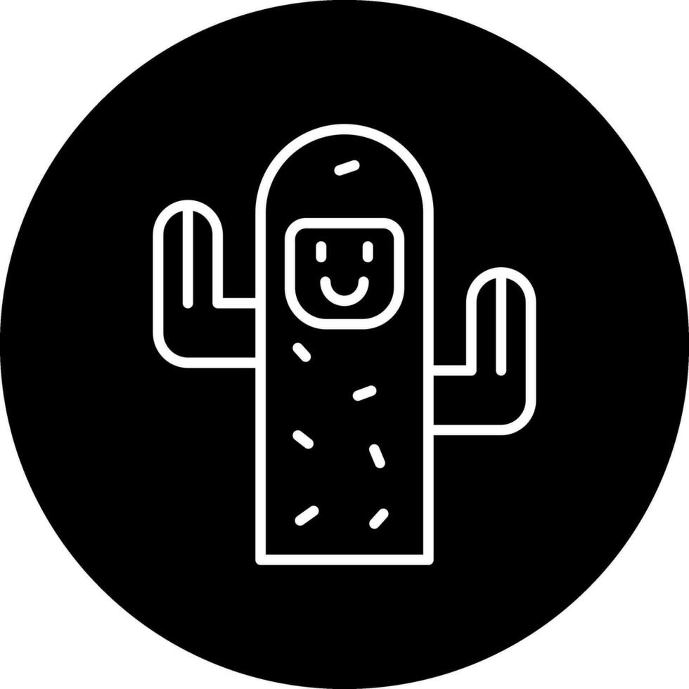 icono de vector de cactus