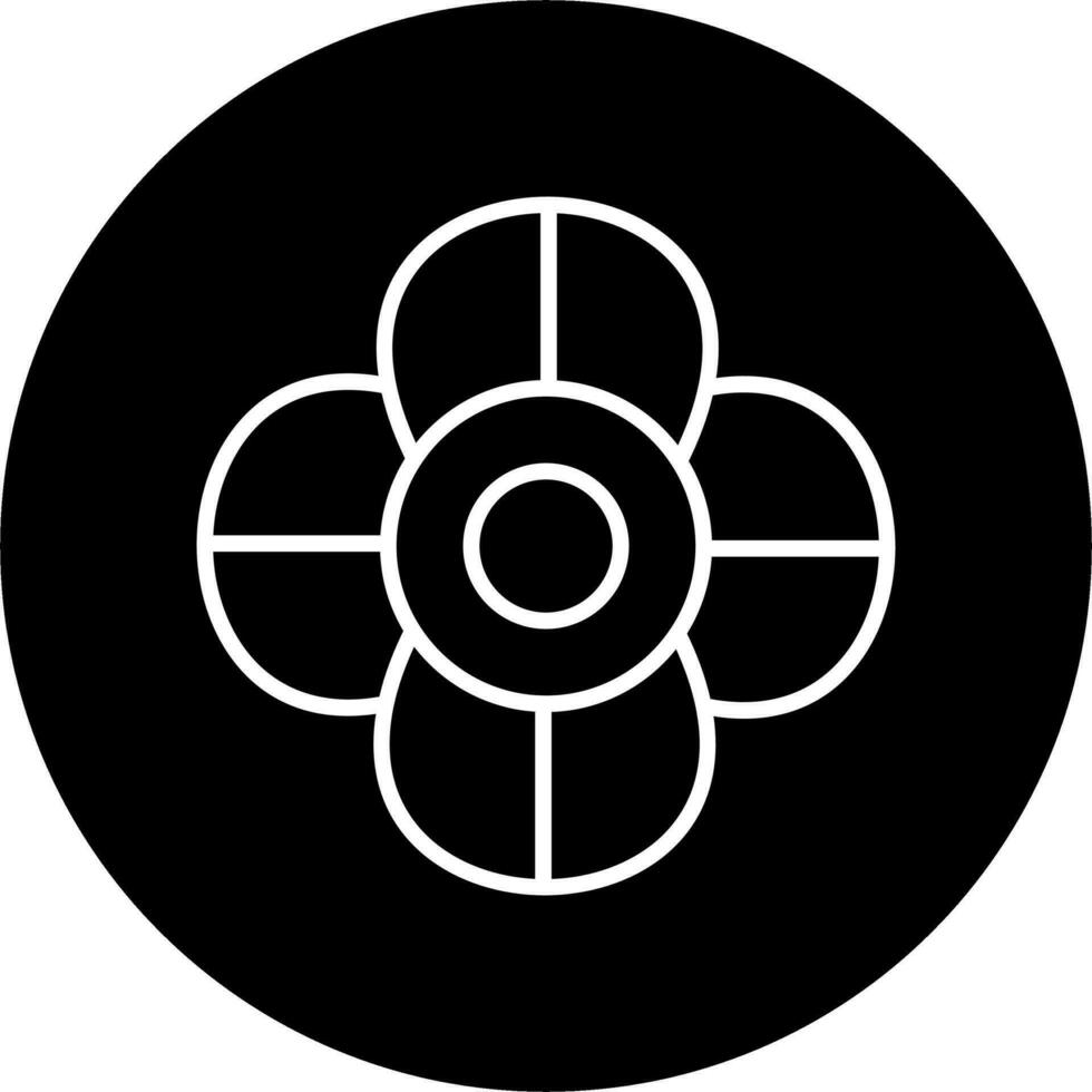 African Violet Vector Icon