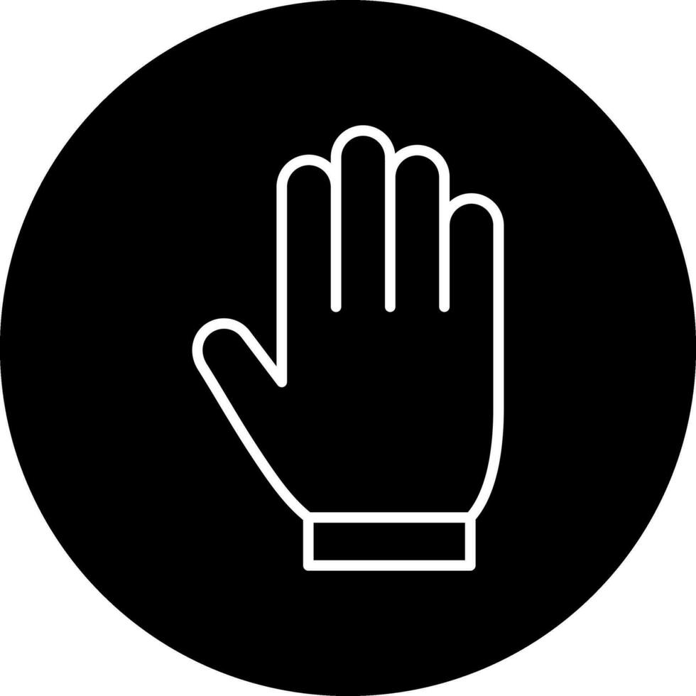 icono de vector de mano