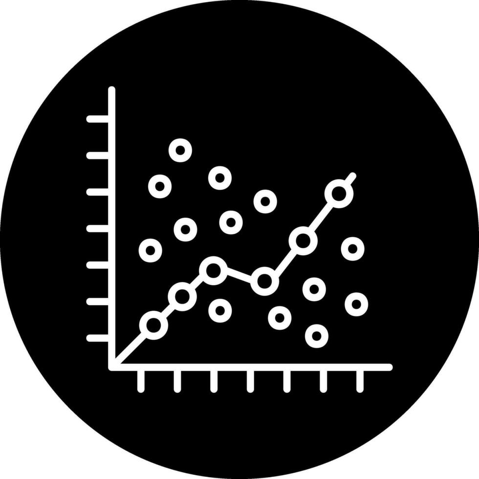 Linear Regression Vector Icon