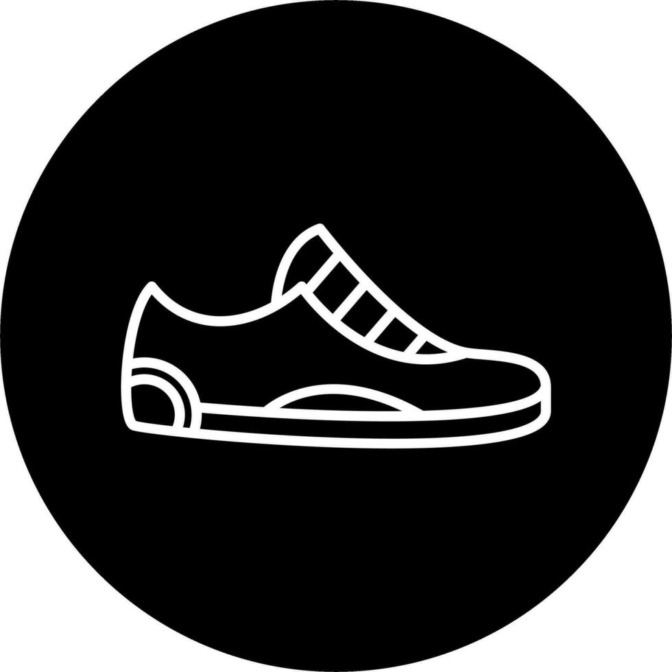 icono de vector de zapatos