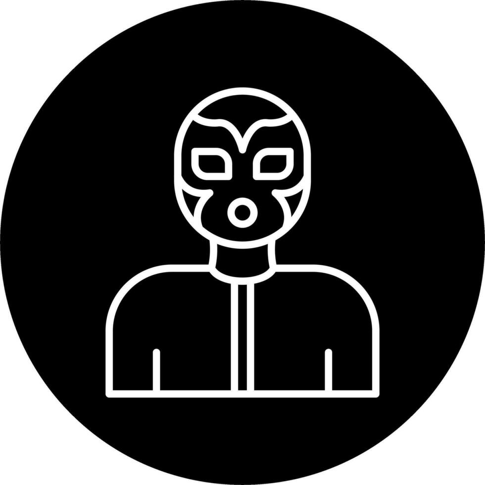 luchador vector icono