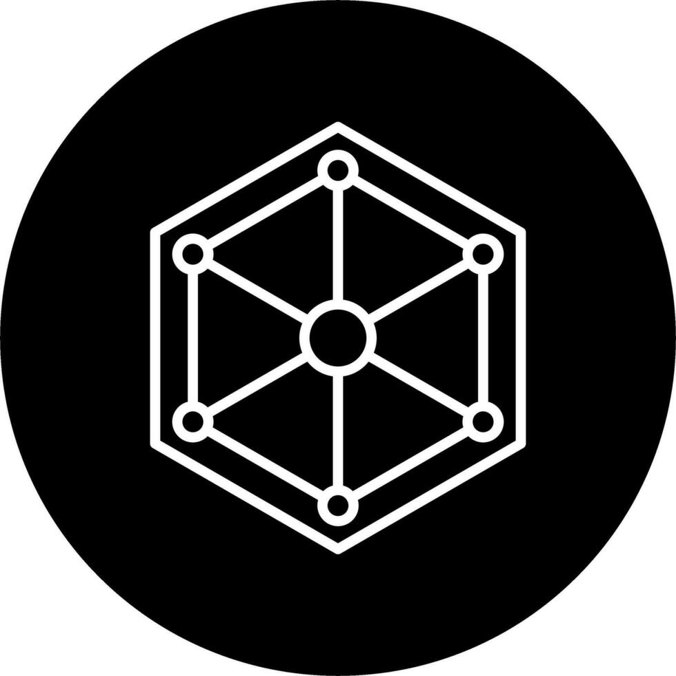 icono de vector hexagonal