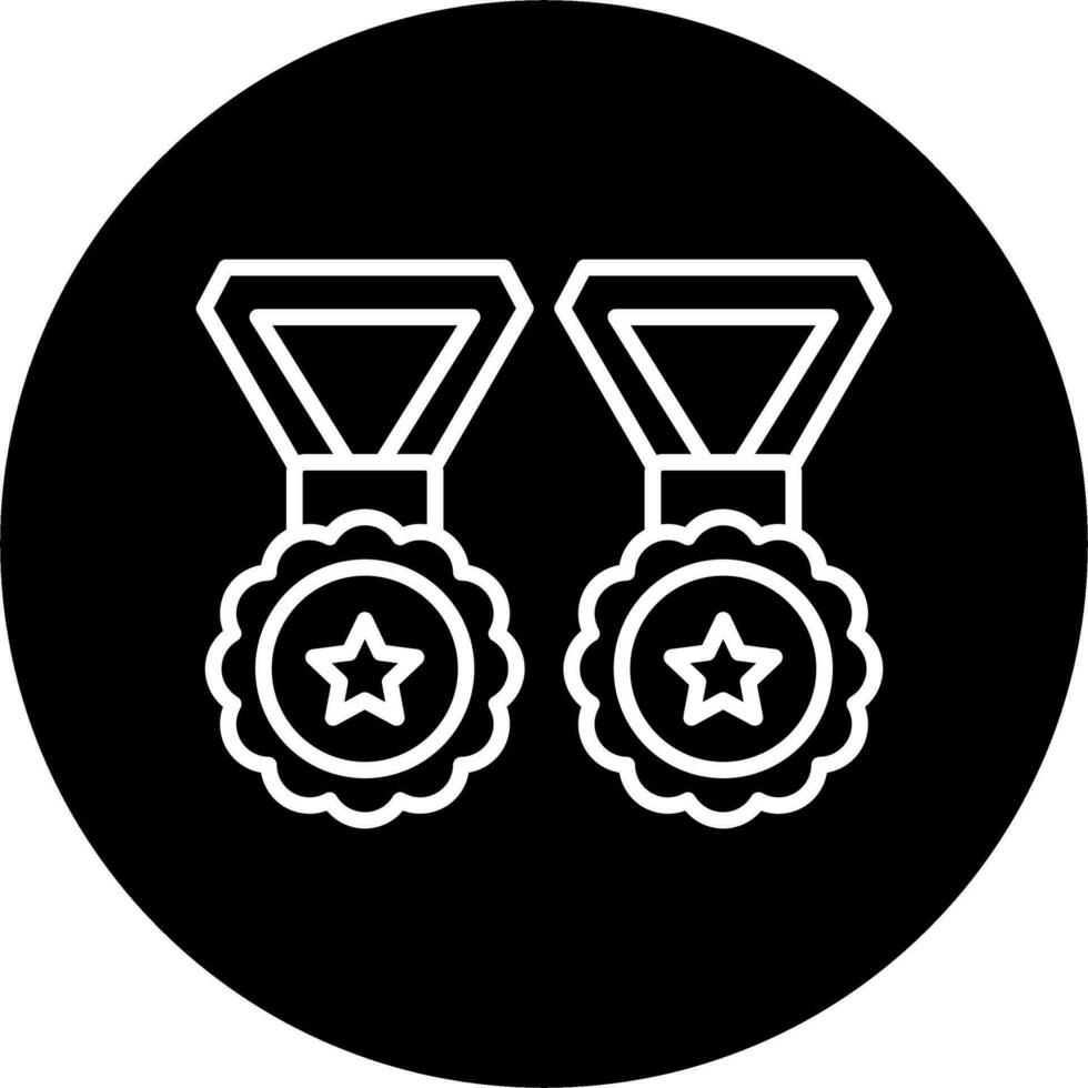 icono de vector de medallas