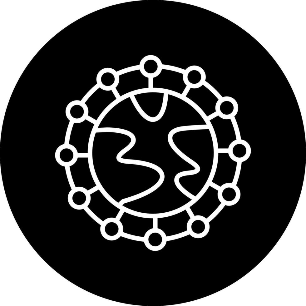 Global Network Vector Icon