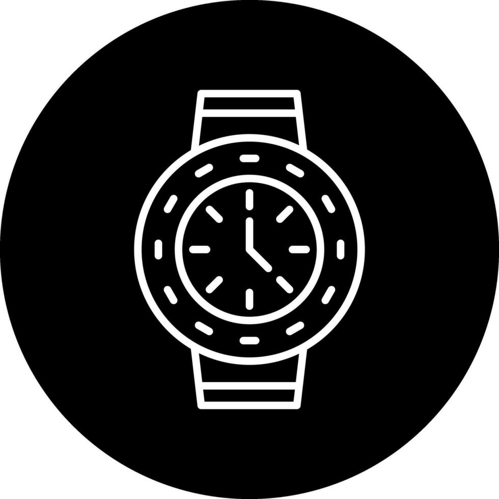 reloj, vector, icono vector