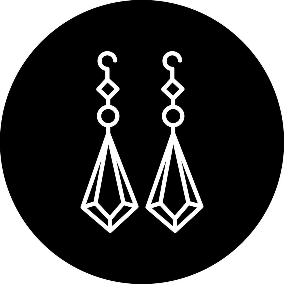 icono de vector de pendientes