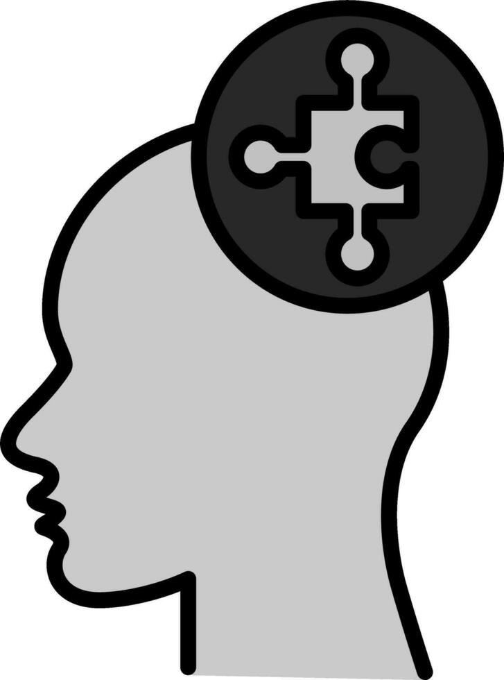 mental trastorno vector icono