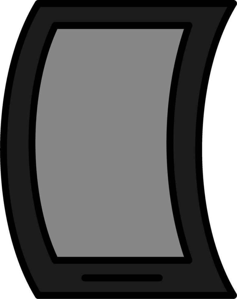 Flexible Mobile Phone Vector Icon