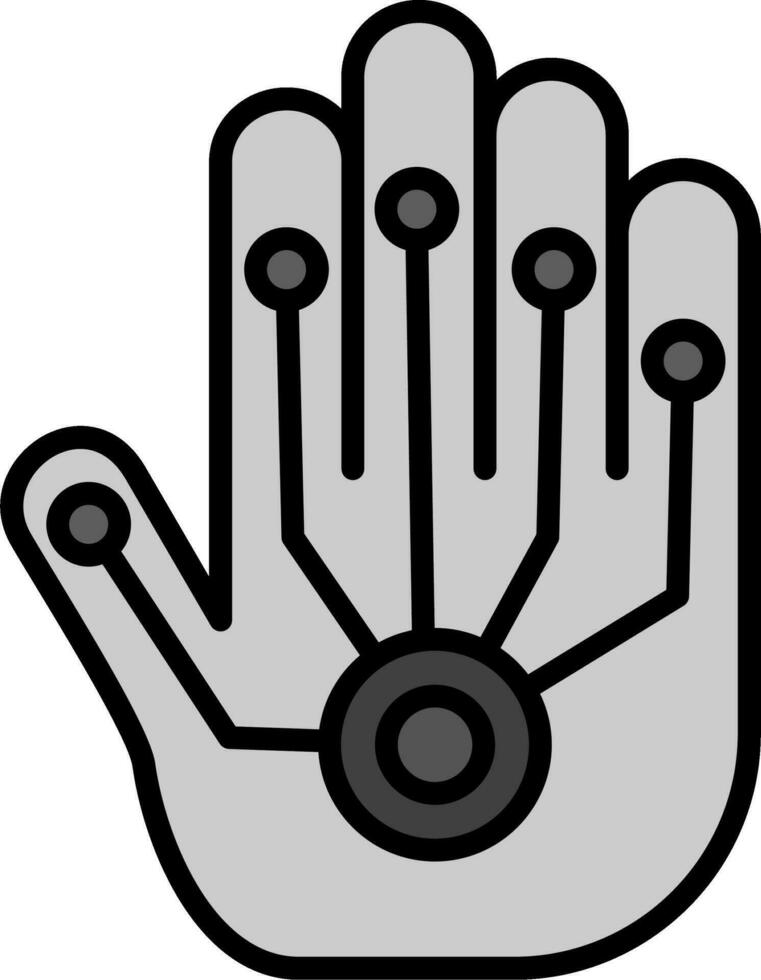 Wired Gloves Vector Icon