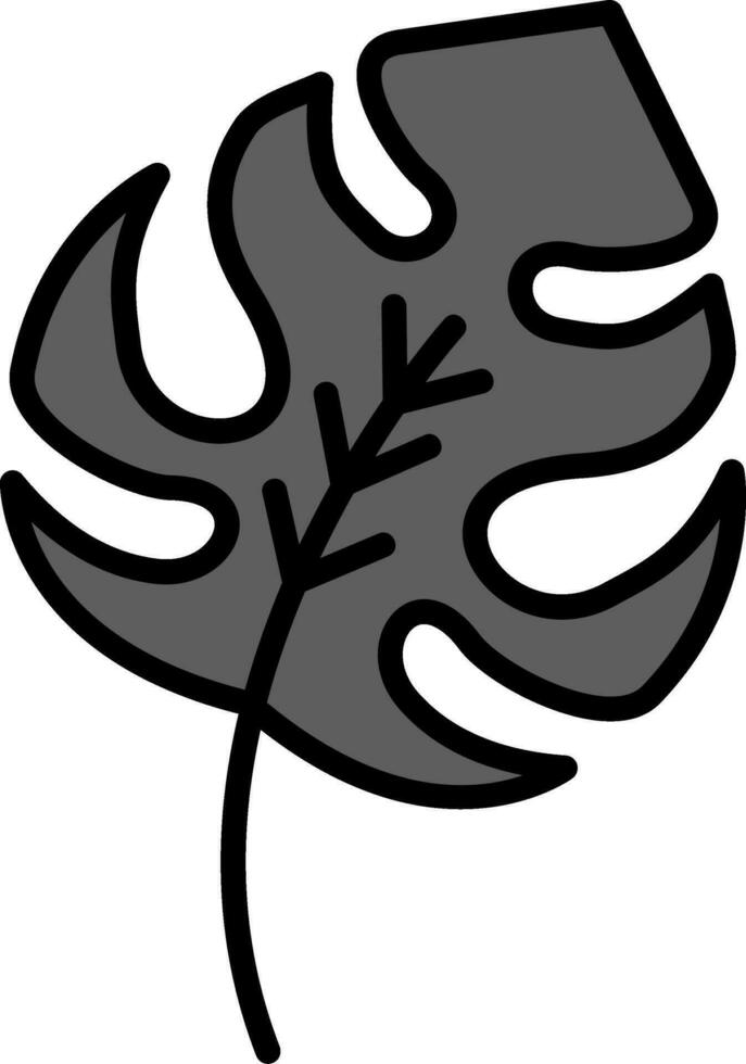 Philodendron Vector Icon