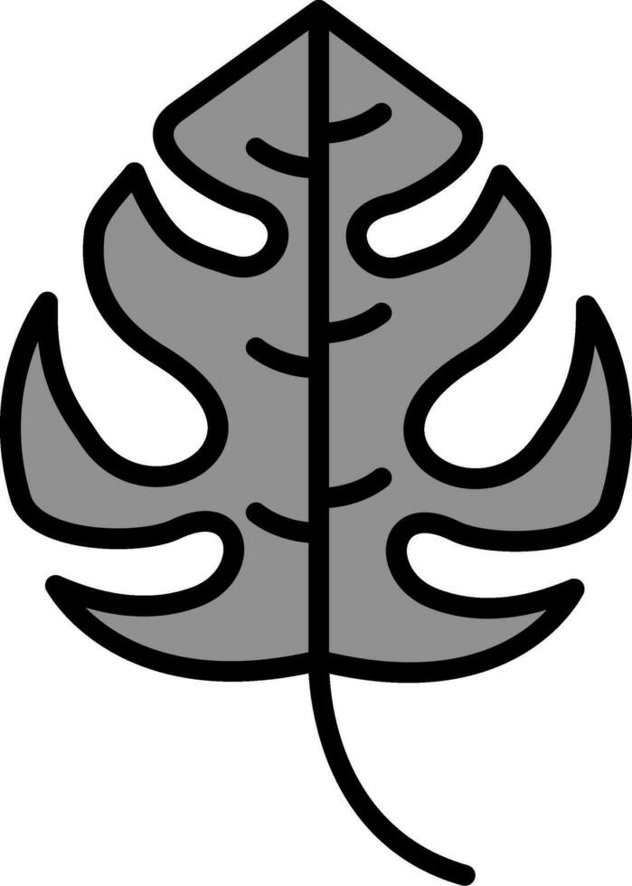 monstera vector icono