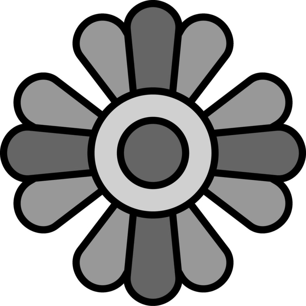Gaillardia Vector Icon