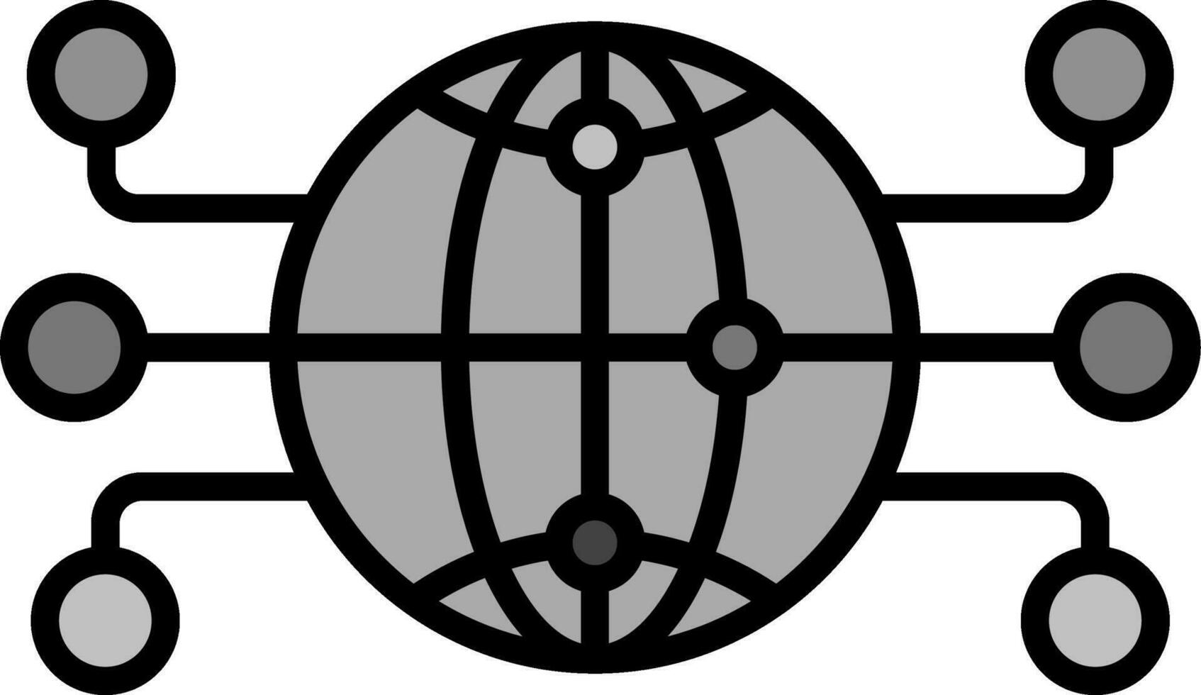 Global Network Vector Icon