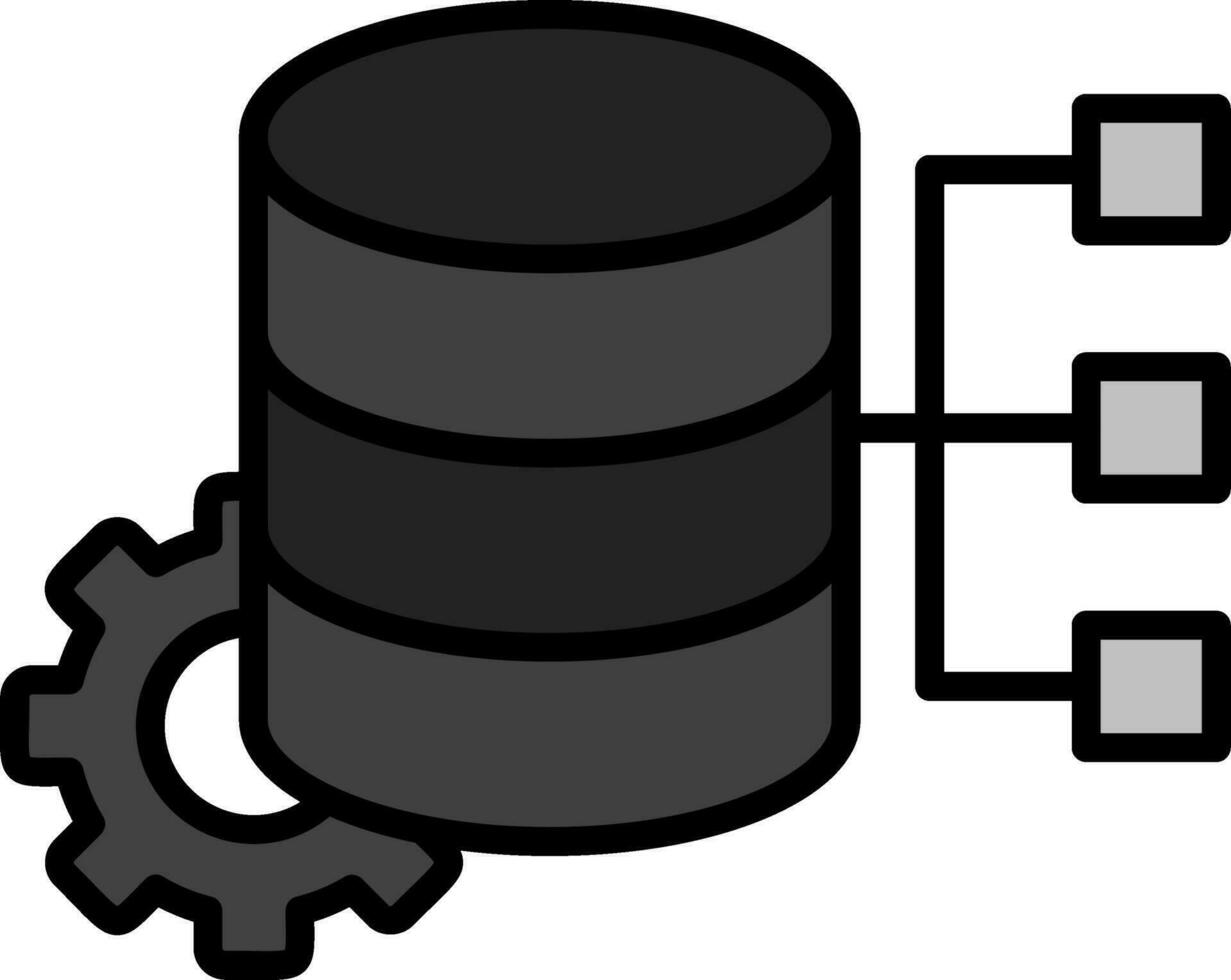 icono de vector de base de datos