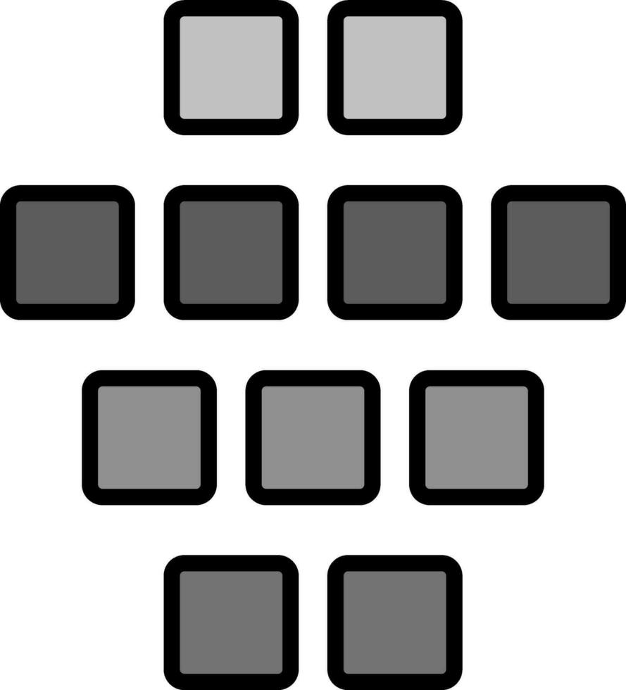 icono de vector de datos estructurados