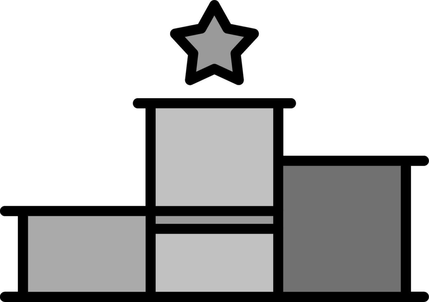 Podium Vector Icon