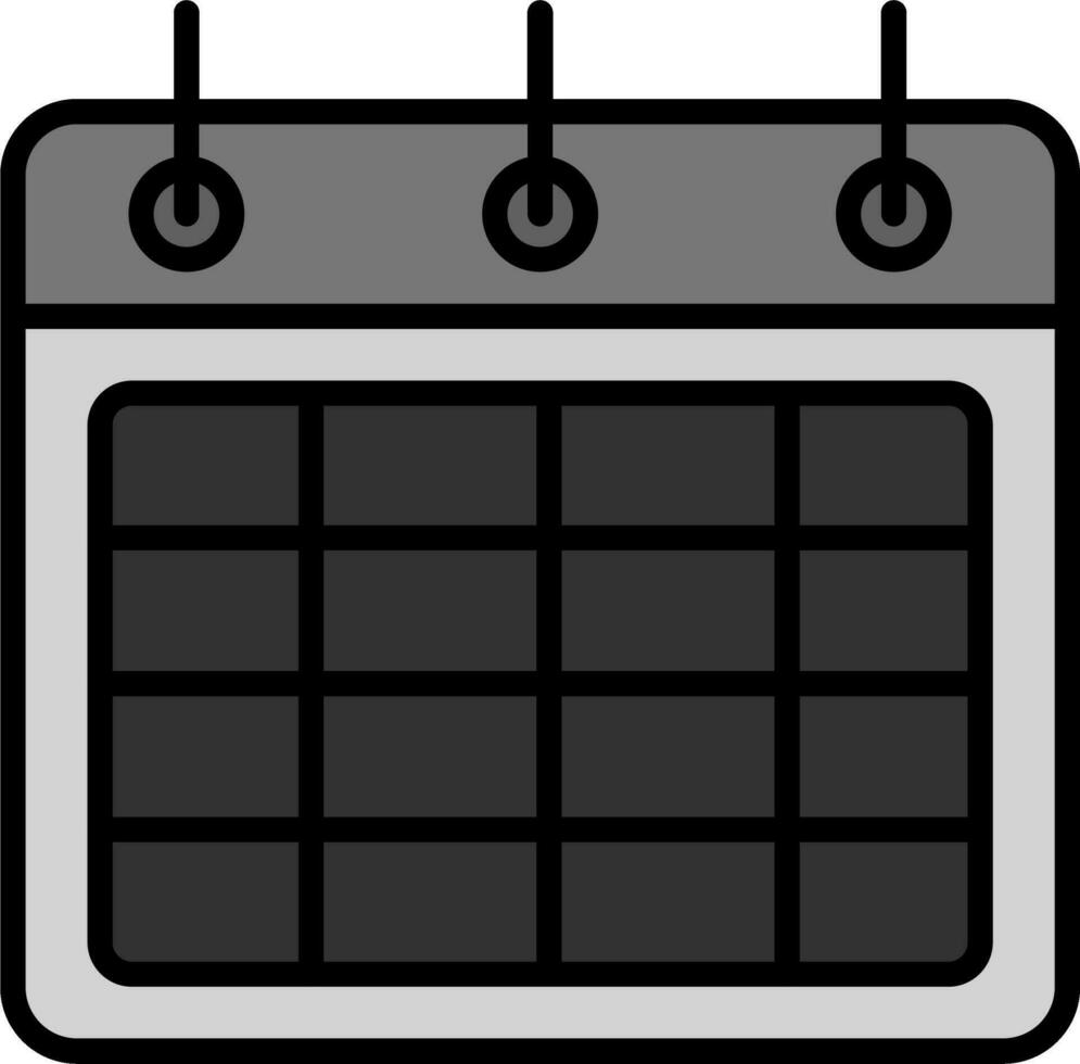 icono de vector de calendario