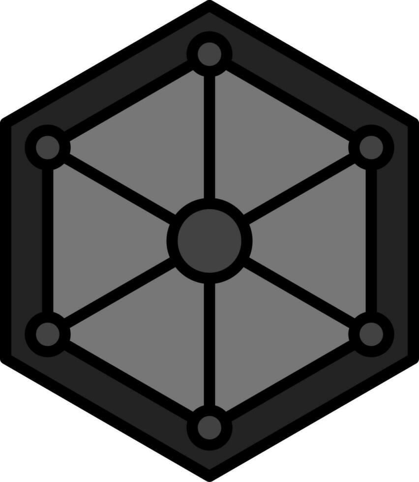 icono de vector hexagonal