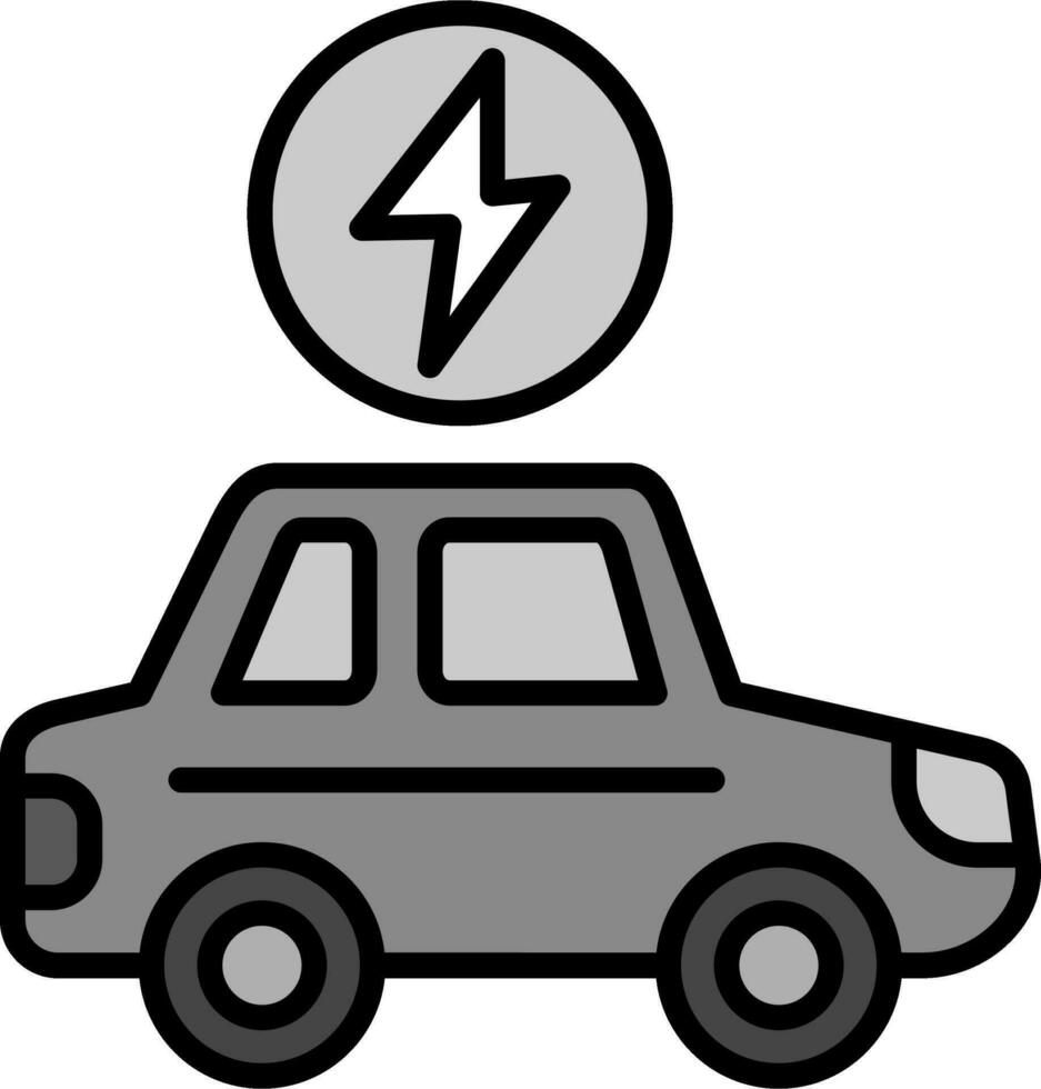 Electric Car Vector Icon