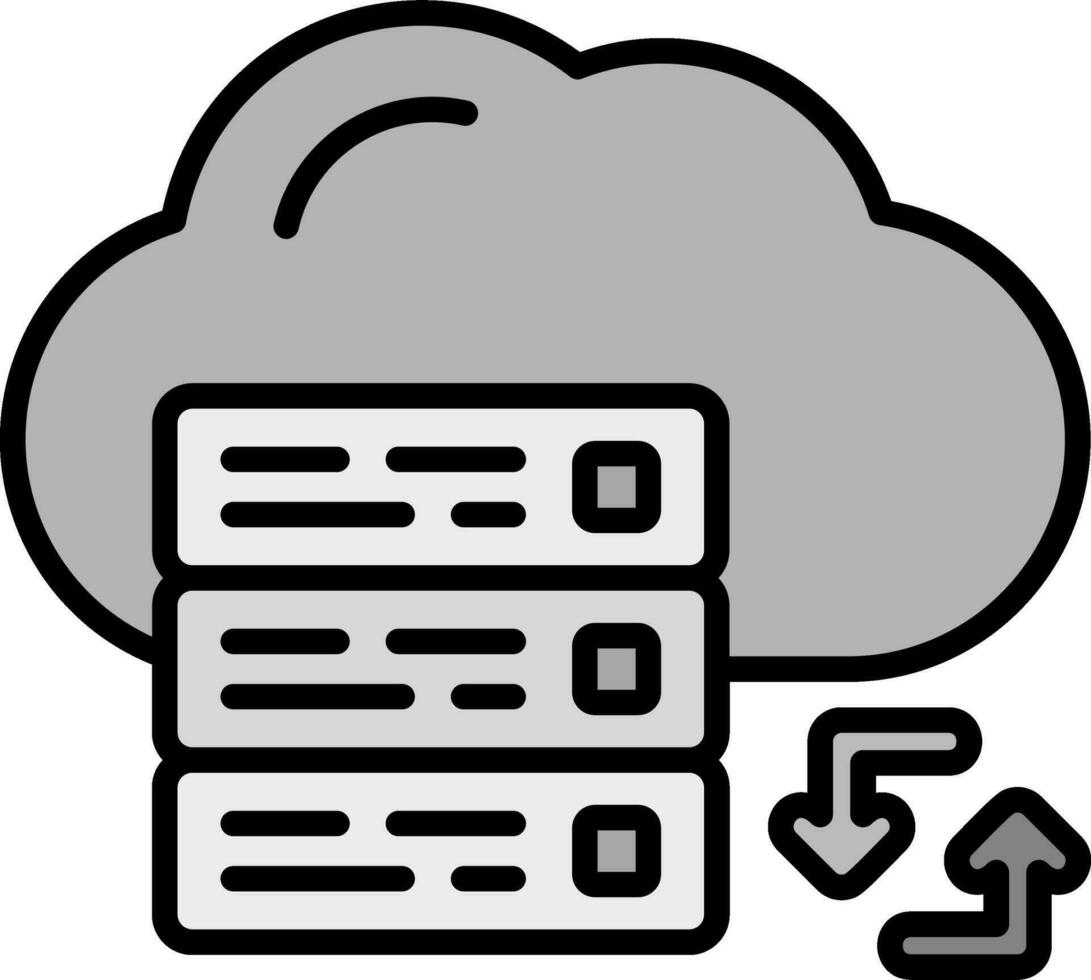 Data Storage Vector Icon